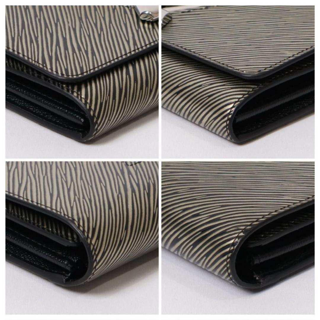 【超極美品】ルイヴィトン　ポルトフォイユツイスト　長財布　プラティーヌ