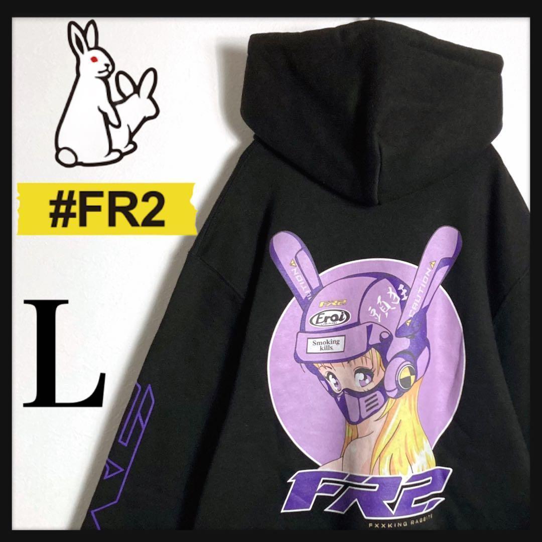 【激レア★美品】FR2 撫子 金髪 バイカーガール パーカー ブラック 即完売品