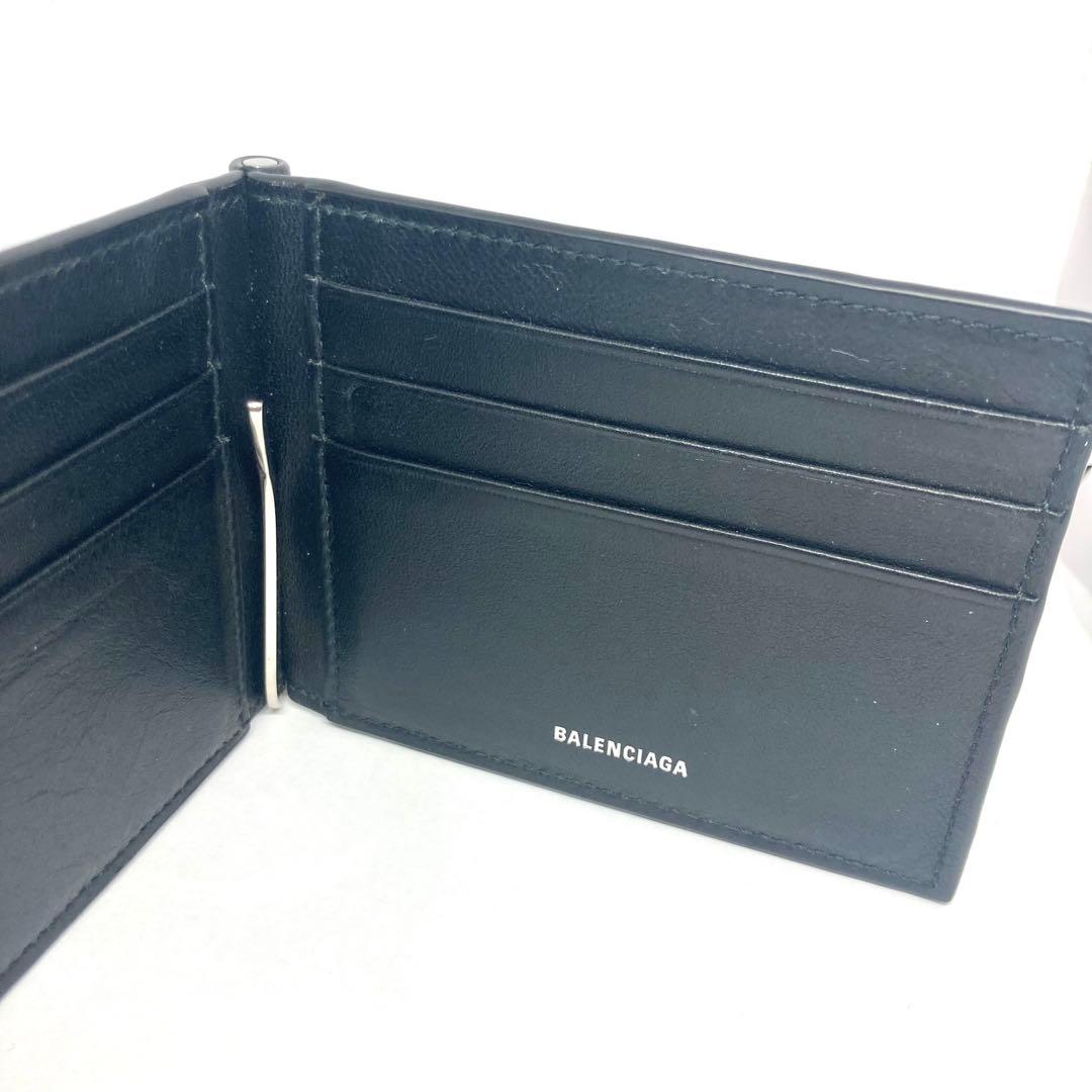 BALENCIAGA BBロゴ マネークリップ ブラック