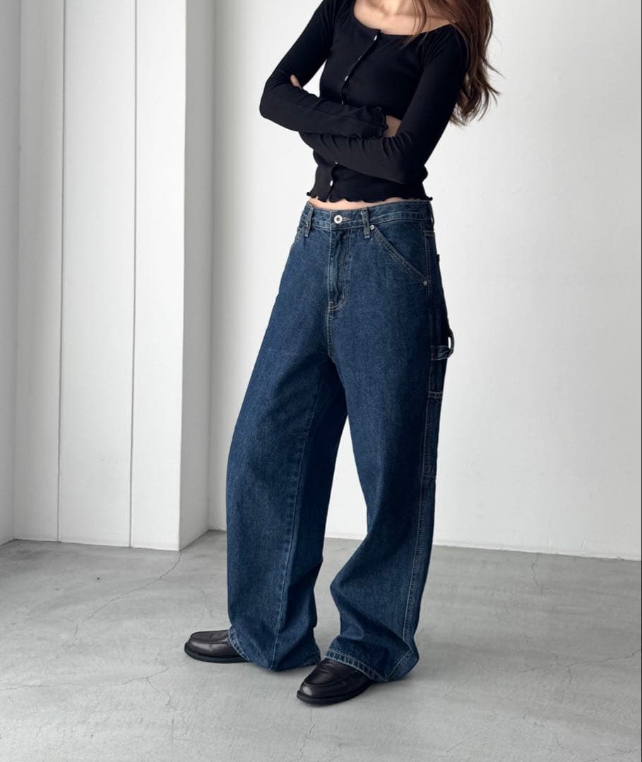 CANAL JEAN El mar　ペインターデニムパンツ