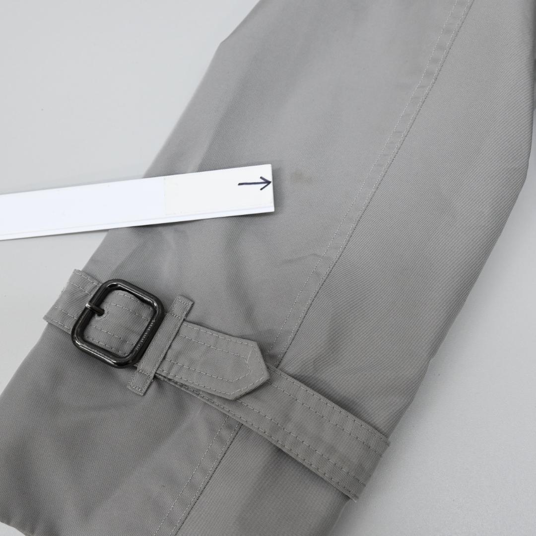 48093★年 バーバリーロンドン トレンチコート ナイロン グレー*