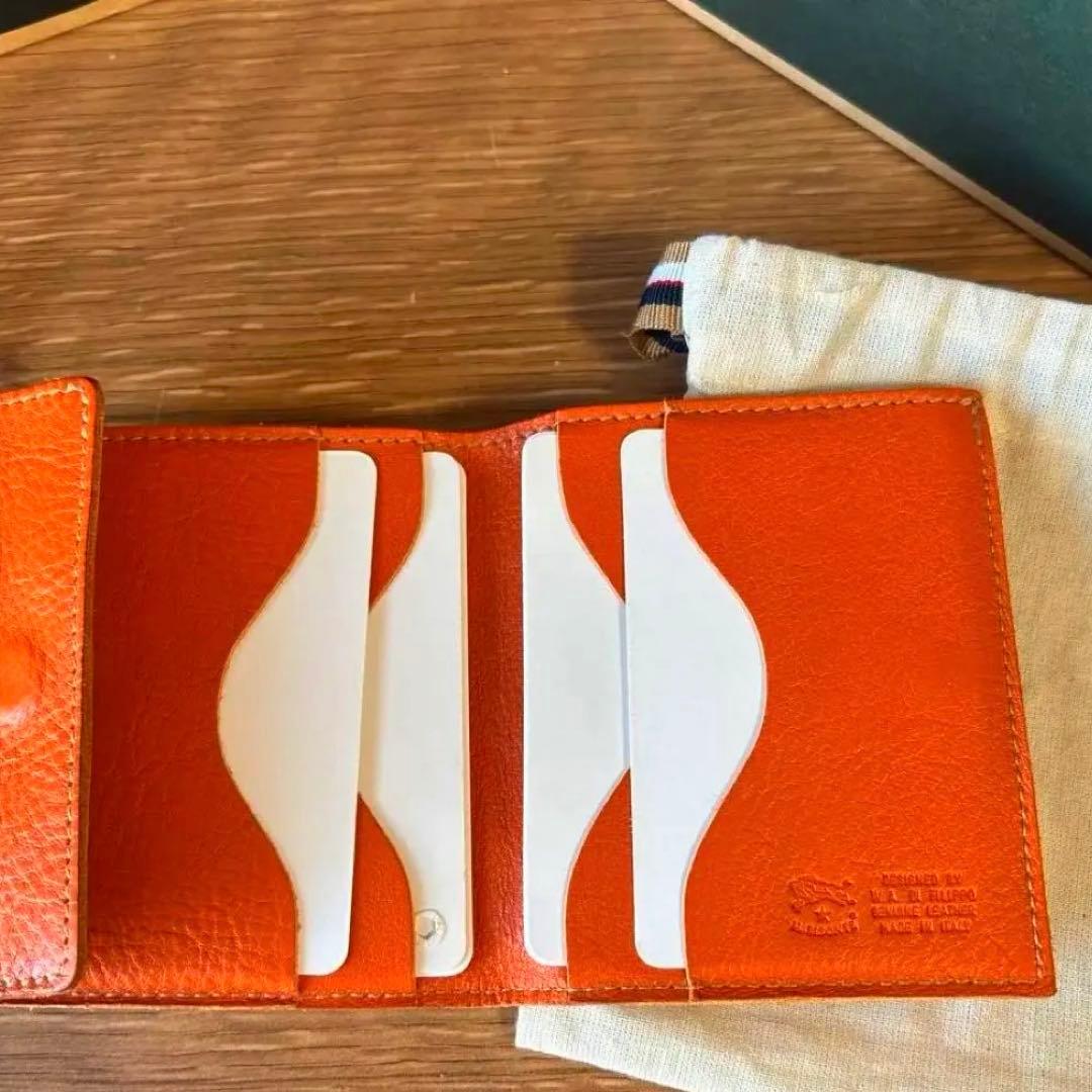 IL BISONTE 二つ折り財布 ハンドタオル付き