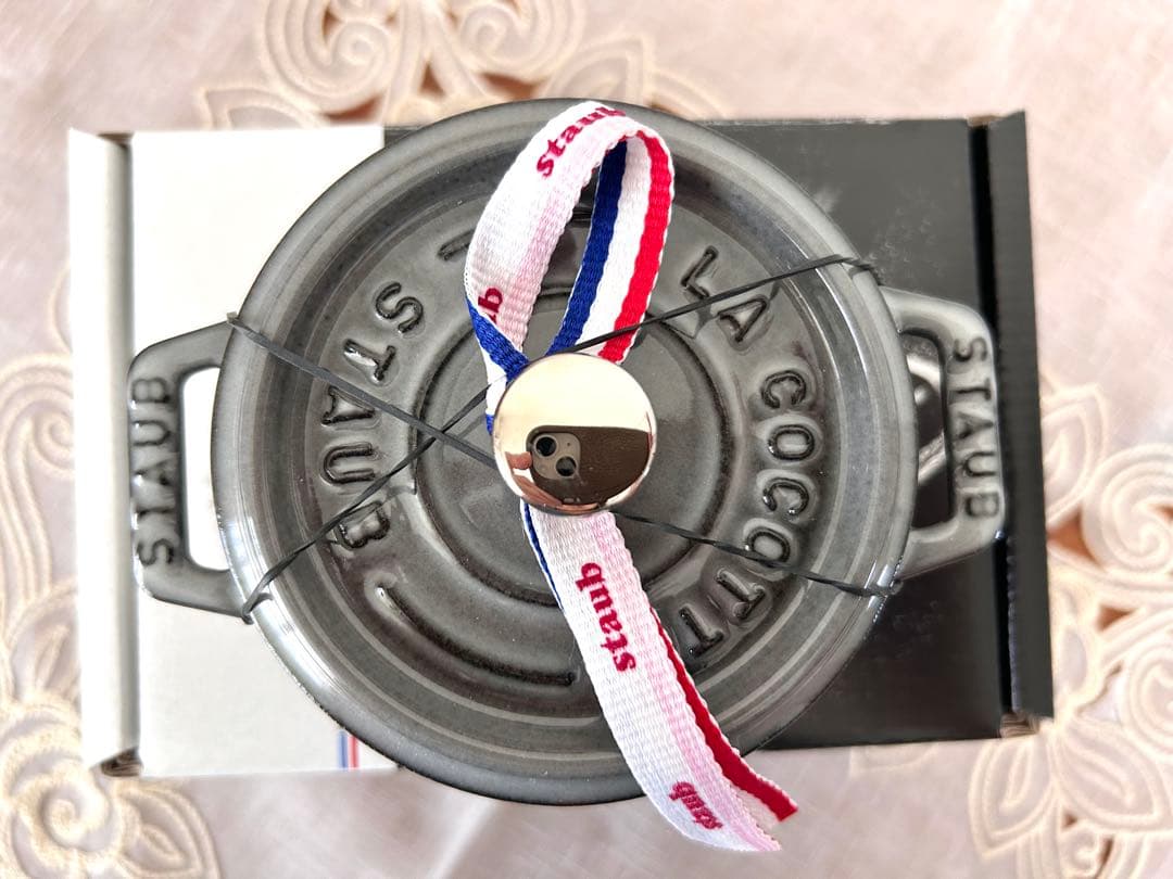 期間限定お値下げ　ピコ・ココット　ラウンド　10cm グレー