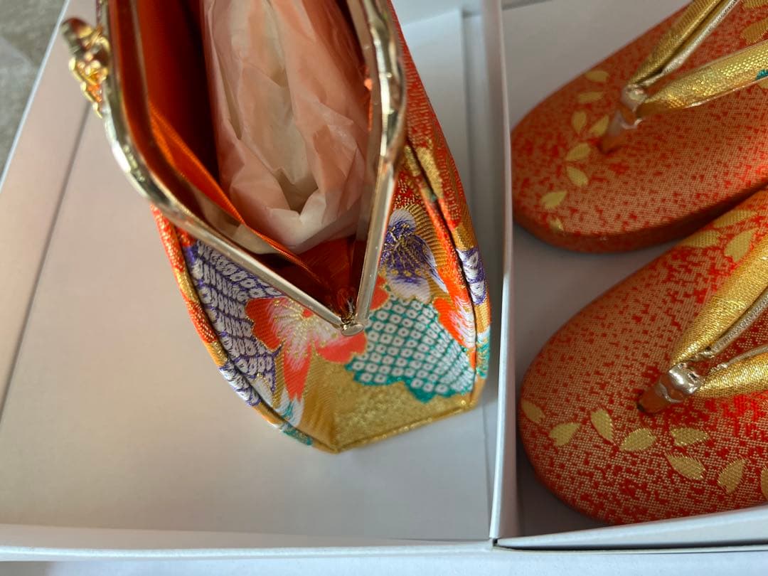 新品★ 未使用きれい　七五三　はこせこセット　6点　女の子　C12