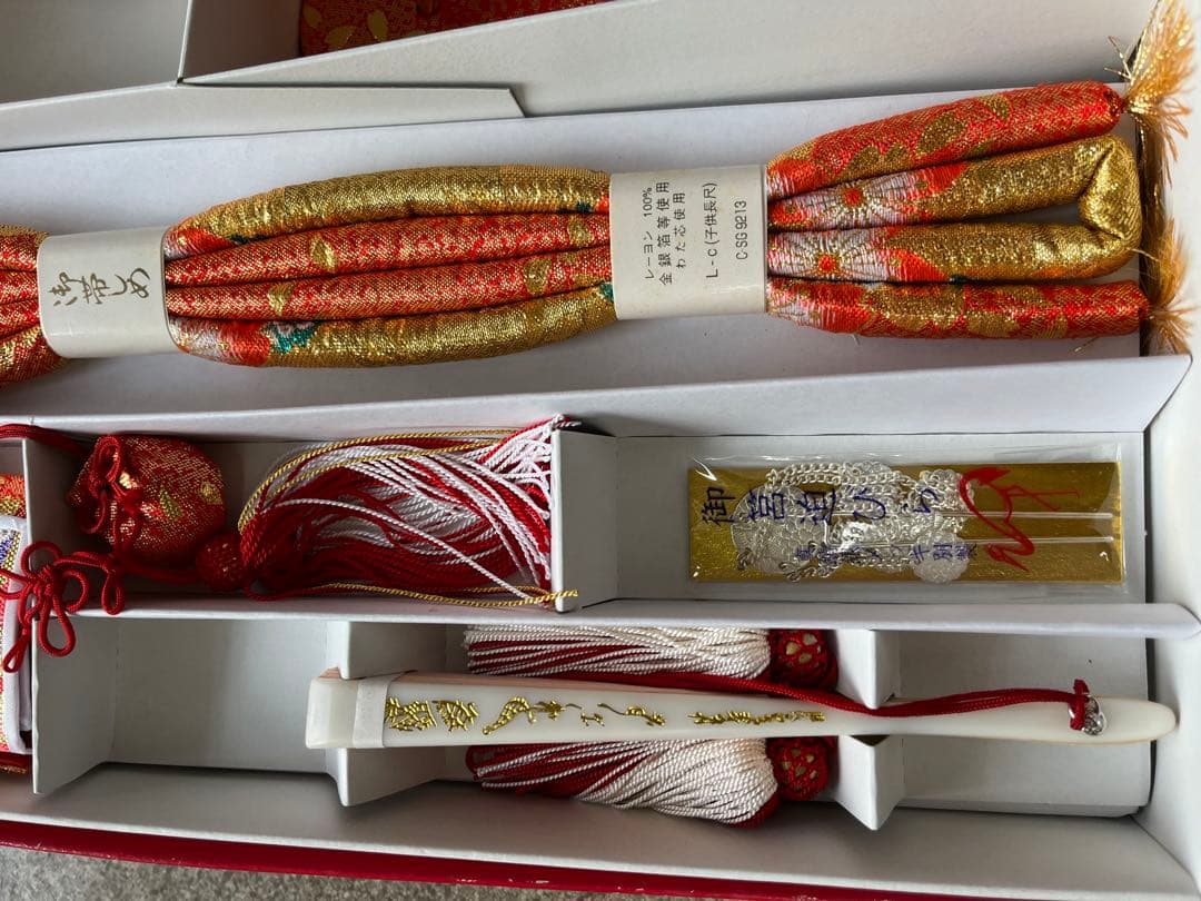 新品★ 未使用きれい　七五三　はこせこセット　6点　女の子　C12