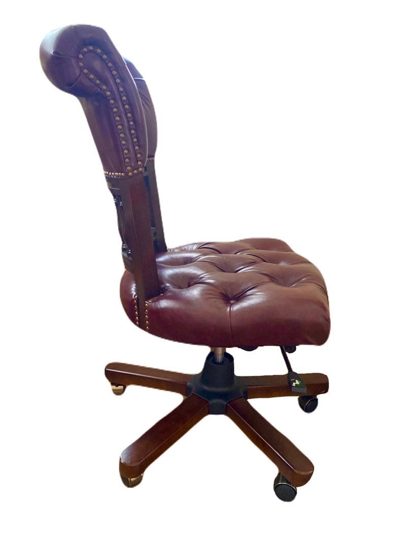 【8月末まで限定サマーSALE！】デスクチェア　チョコレートブラウンヴィンセント