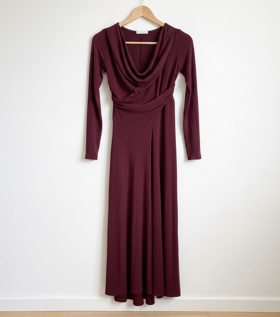 【完売・新品】VALLAN Sculpted Flow Drape Dress