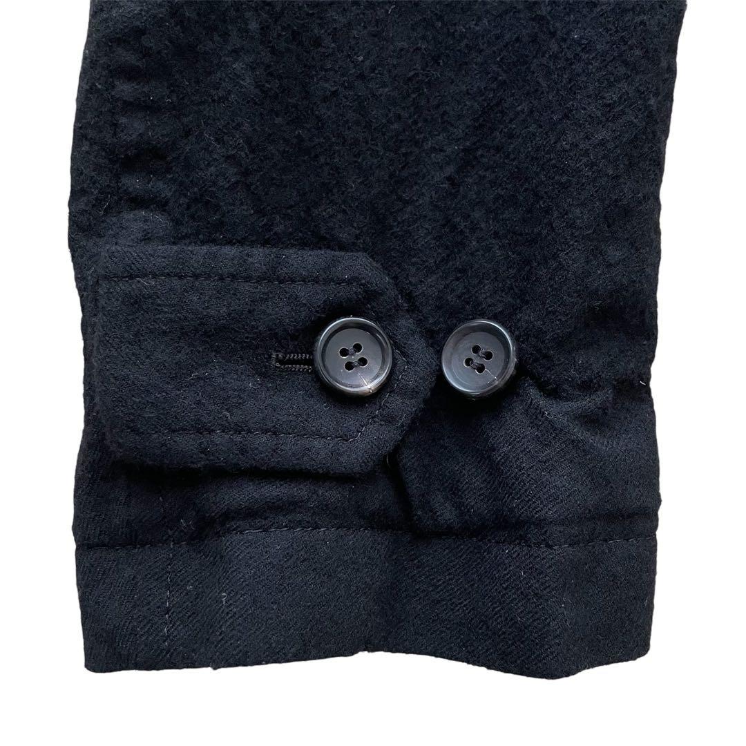 【美品】コムデギャルソンオム 20AW ウールサージ縮絨 バルマカーン コート