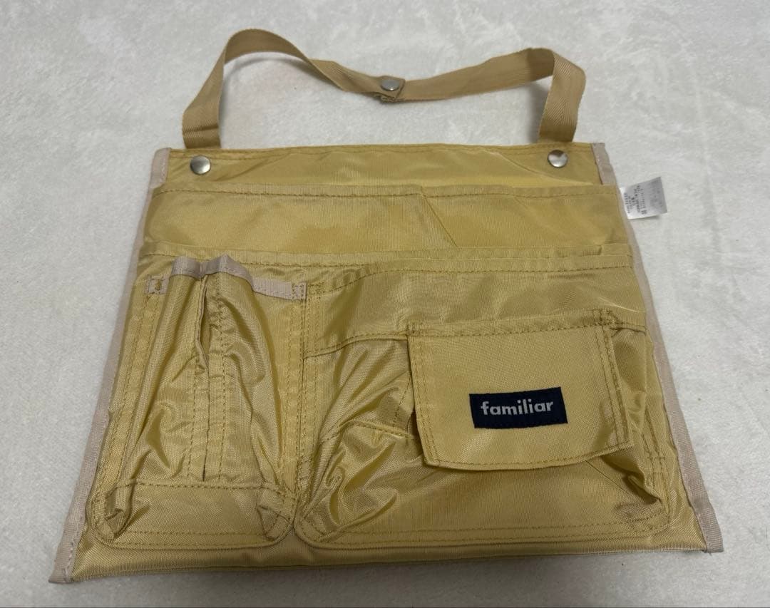 極美品♡ファミリア♡マザーズバッグ♡オムツポケット付き♡日本製♡綿100%