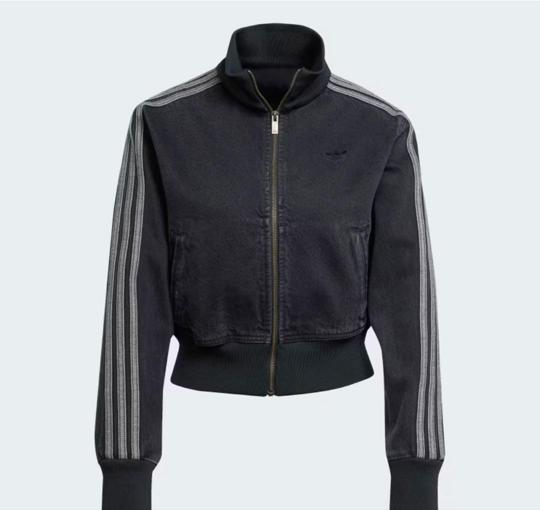 adidas アディカラー　デニムトラックトップ