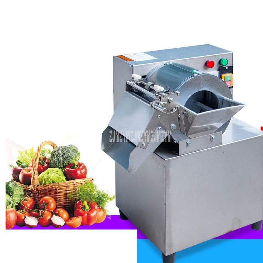 材料ステンレス鋼多機能自動切断機電気ポテトマレーシア野菜カッター中古