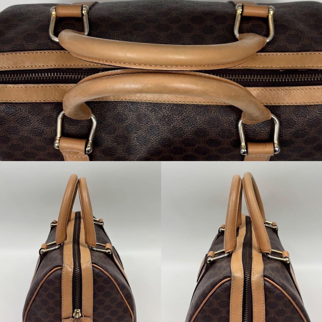 専用CELINE セリーヌ マカダム PVCレザー ボストンバッグ トリオンフ