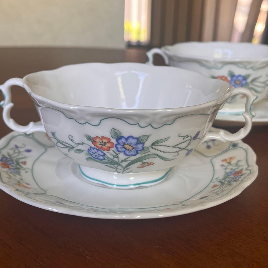 【レア美品】英国製　ロイヤルアルバート★ハムリン★スープC/S ペア