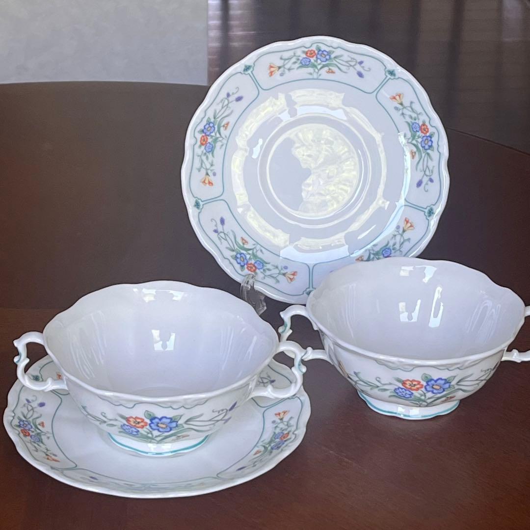【レア美品】英国製　ロイヤルアルバート★ハムリン★スープC/S ペア