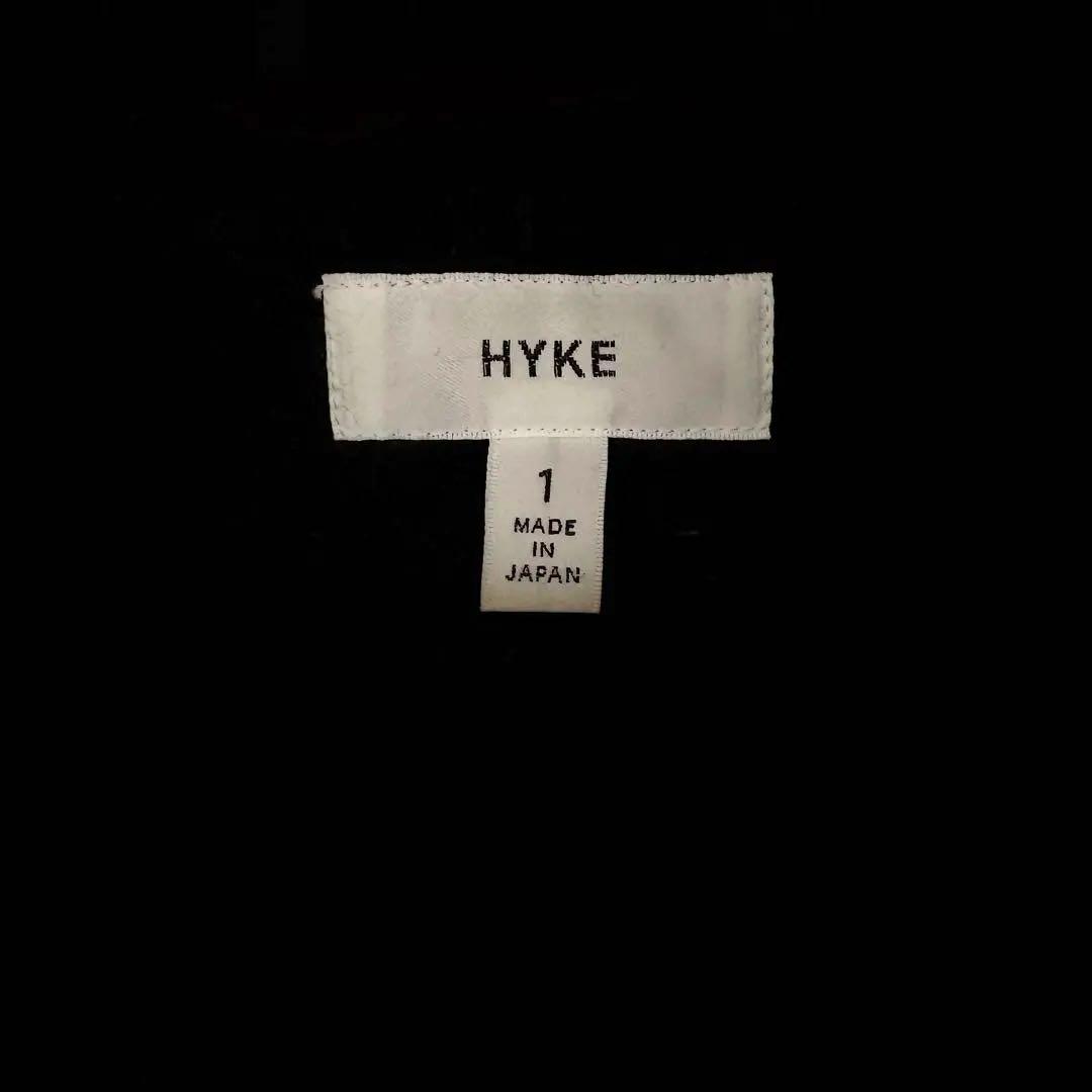 ほぼ未使用‼️HYKE ハイク ダッフルコート ロング 黒 ブラック