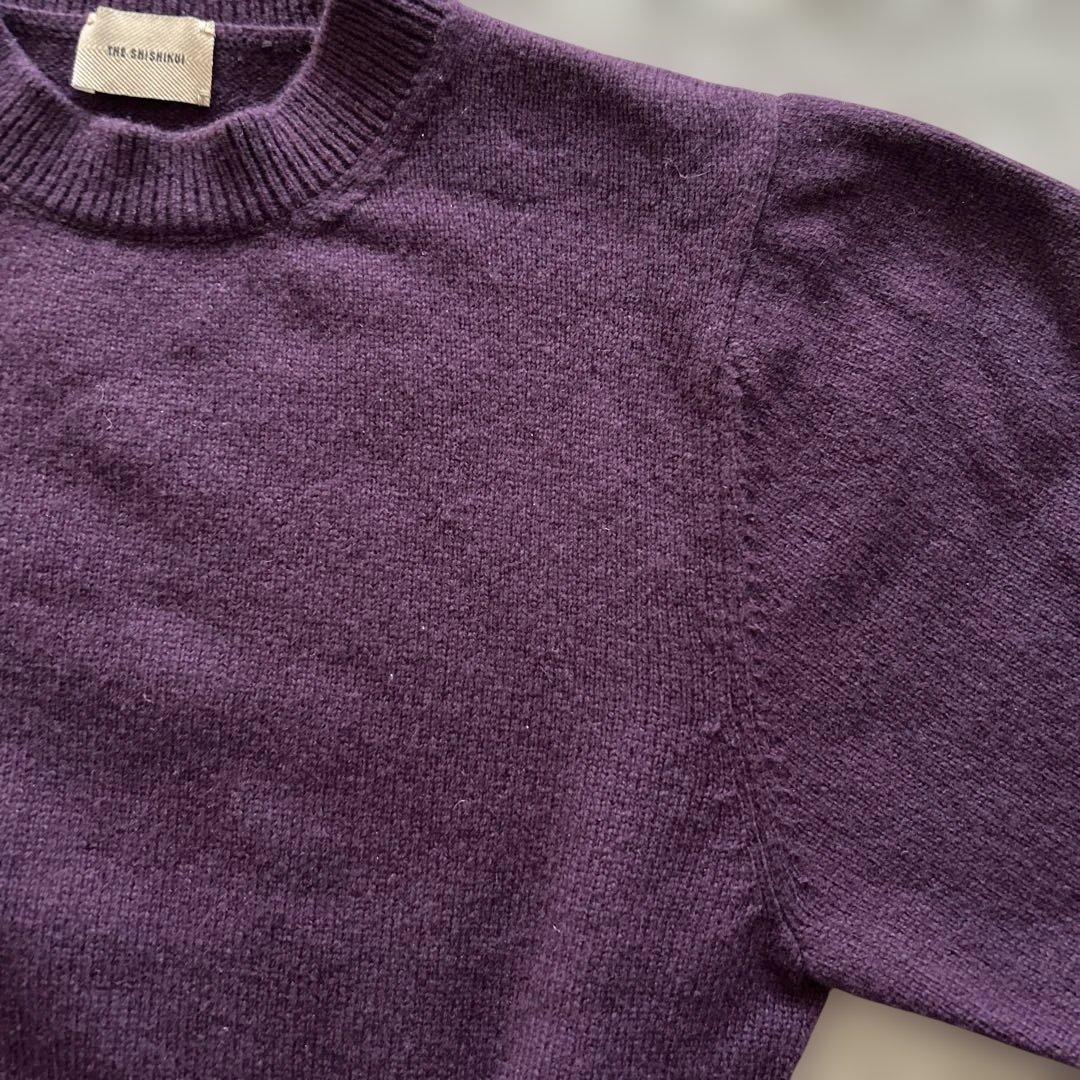 シシクイSHISHIKUIカラーニットパープル百々千晴
