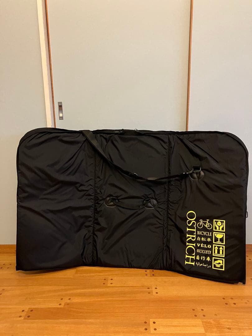 オーストリッチ製　トラベルバッグ 「OS-500 」ブラック