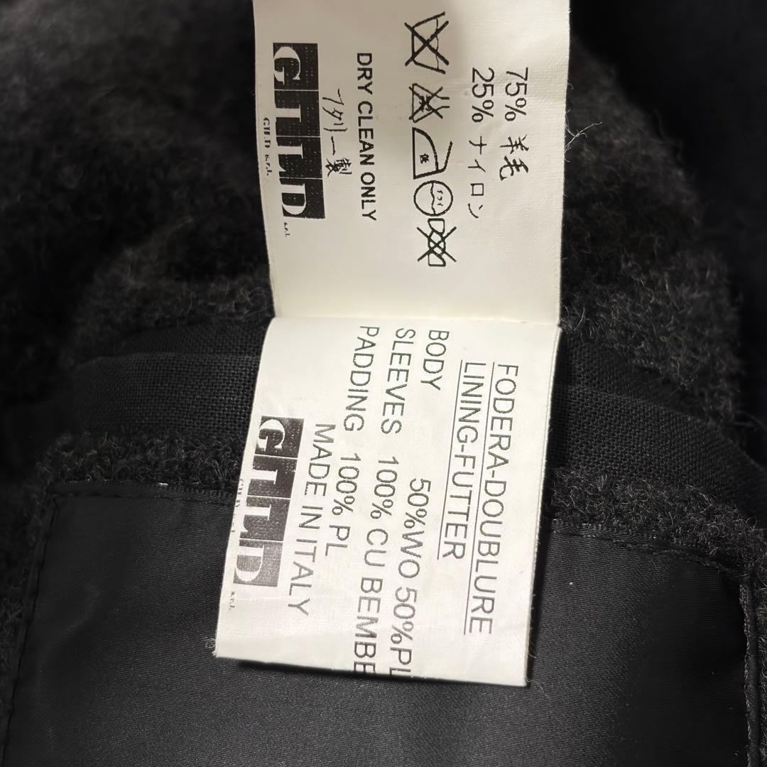 ANDREW MACKENZIE イタリア製 ウールコート ベルト付き　46