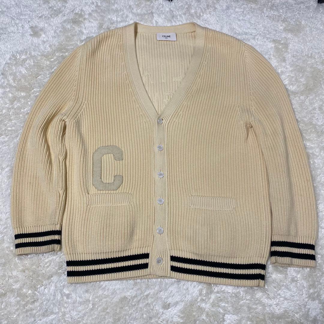 CELINE ニットカーディガン　M