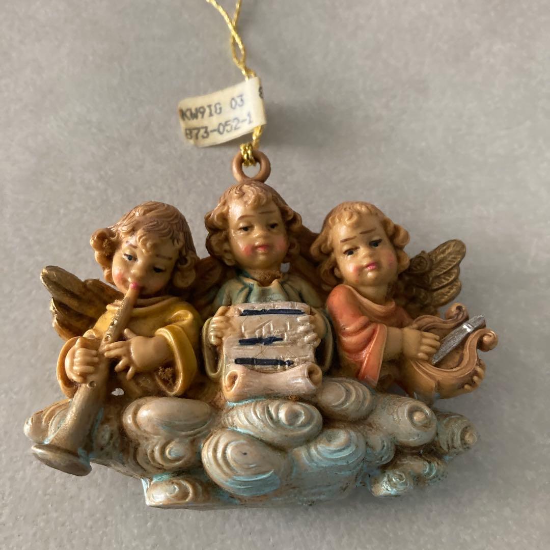 ドイツ クリスマスマーケット 天使のオーナメント 80年代 ヴィンテージ