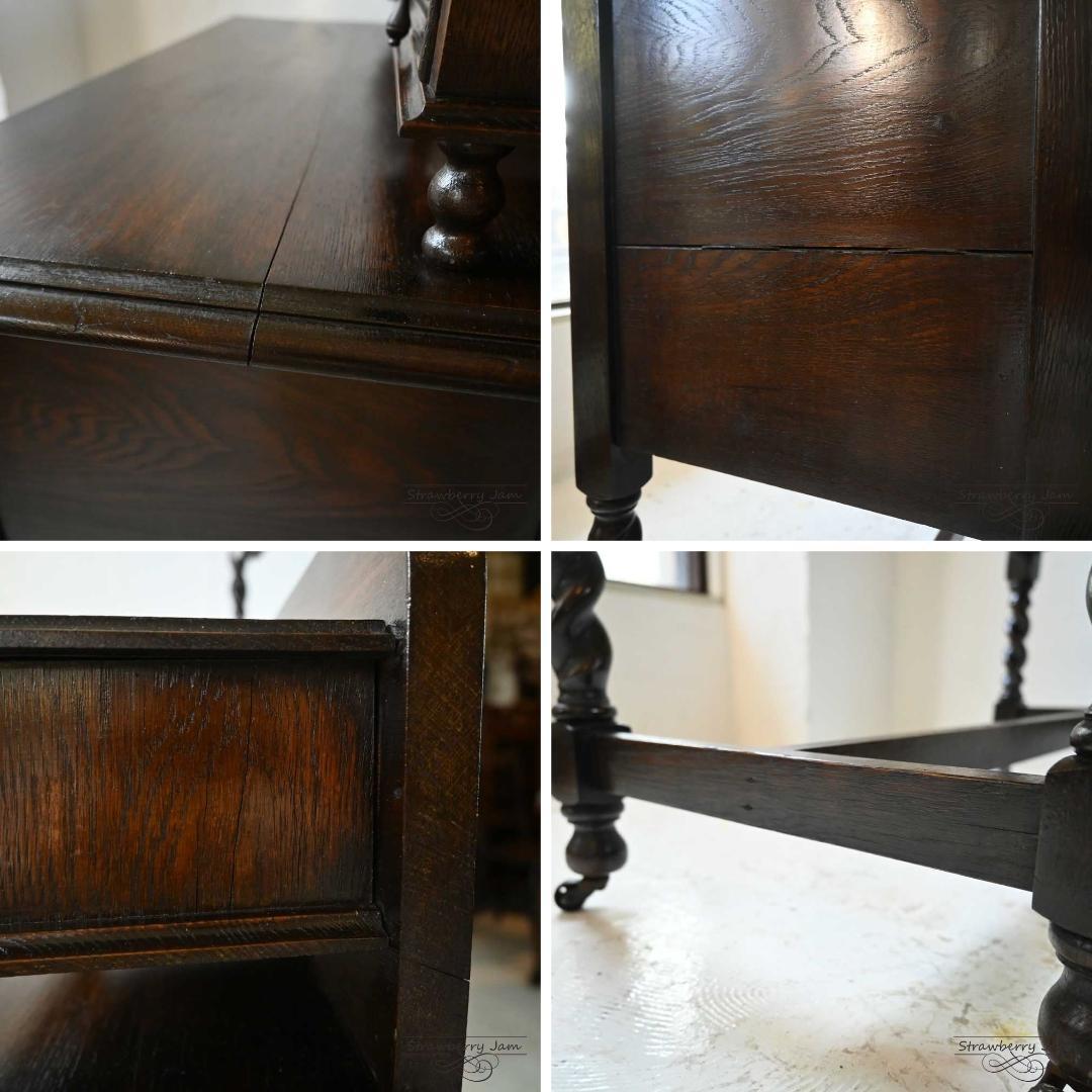 L3612-82 英国アンティーク オーク 化粧台 ドレッサー イギリス