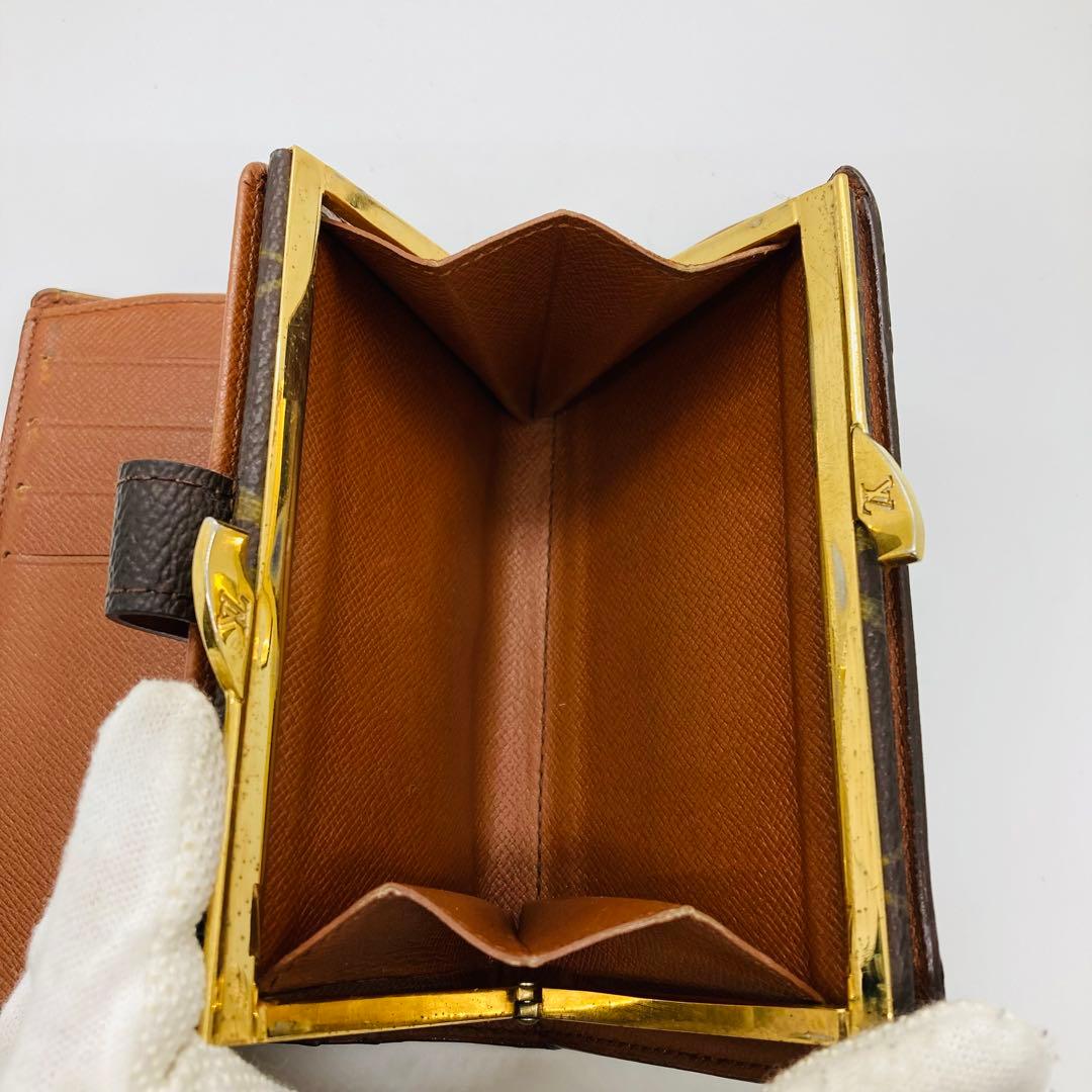 ルイヴィトン 二つ折り財布 ガマ口 モノグラム 財布 A882