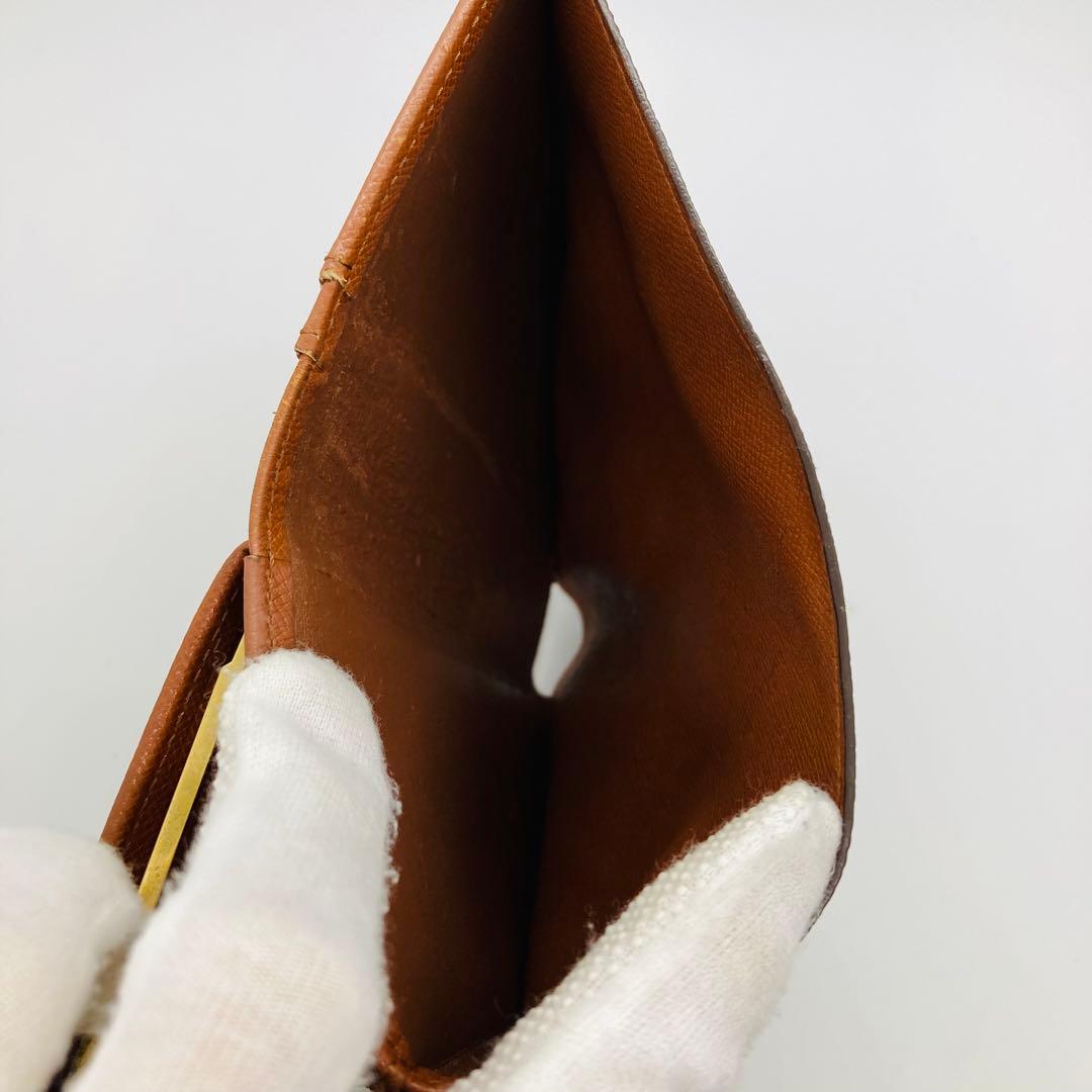 ルイヴィトン 二つ折り財布 ガマ口 モノグラム 財布 A882