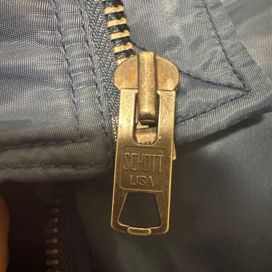 Schott RON HERMAN MA-1 ジャケット ネイビー