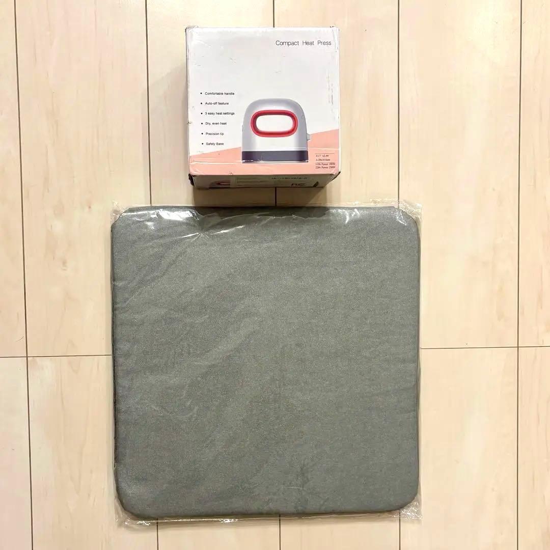 小型のヒートプレス機　ワッペン　刺繍パッチ　計36点セット