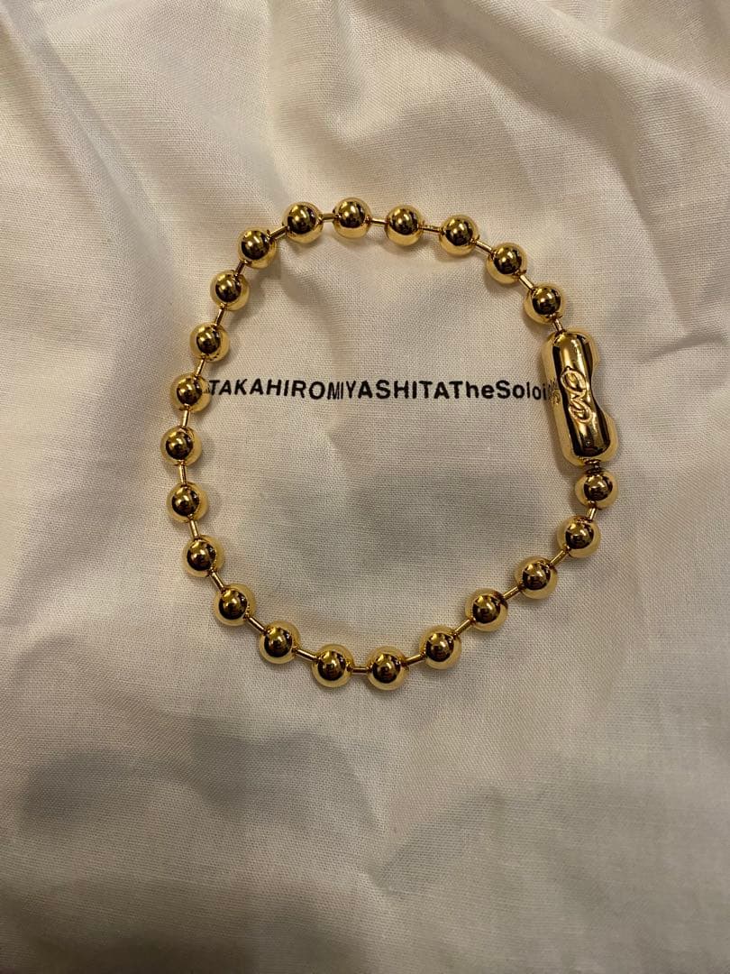 【新品未使用品】ソロイスト　ボールチェーンブレスレット