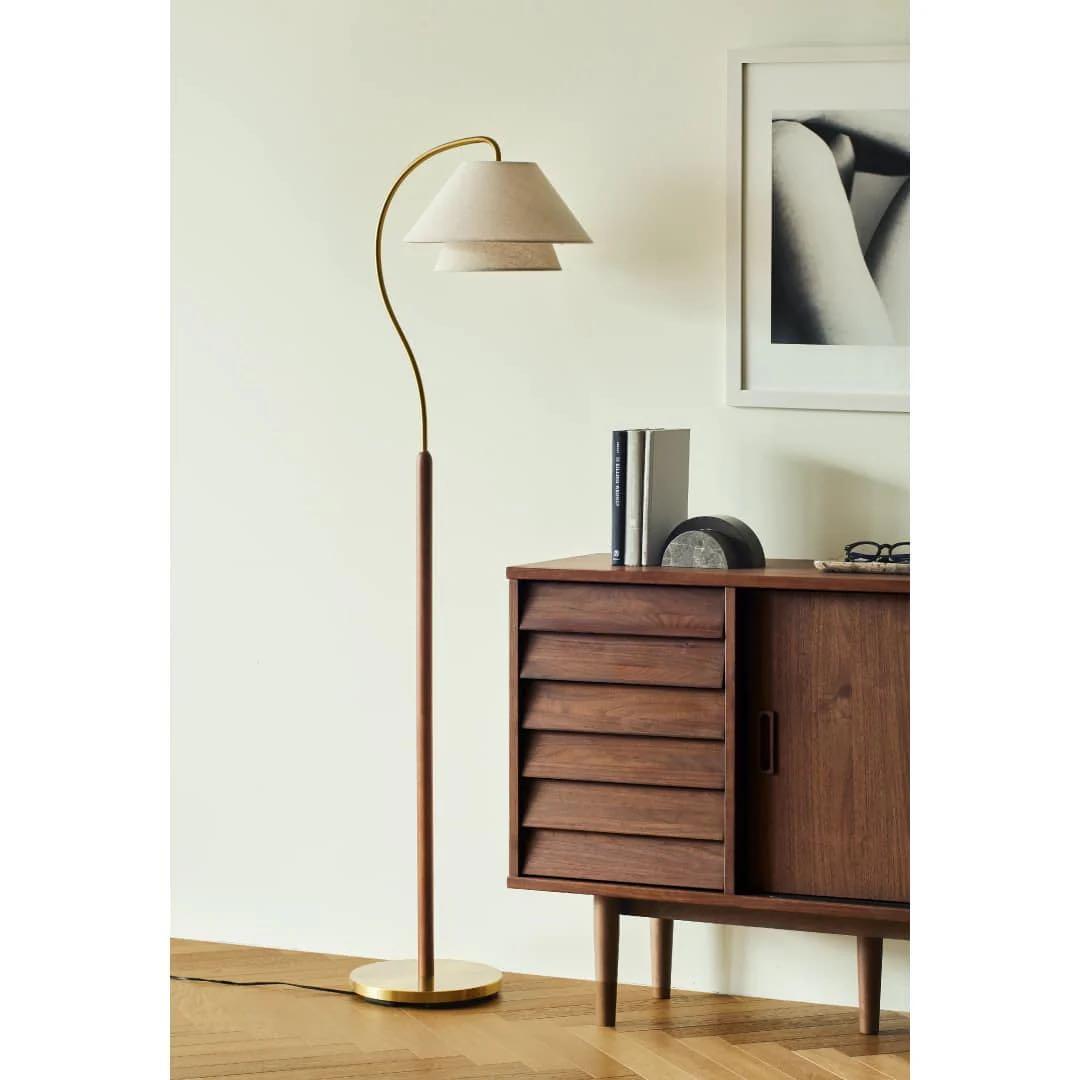 【新品・未使用】unico Nelke フロアライト