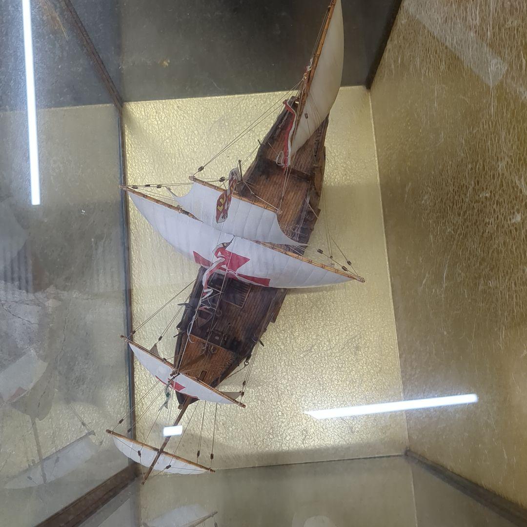 サンタマリア模型 ディスプレイケース付き