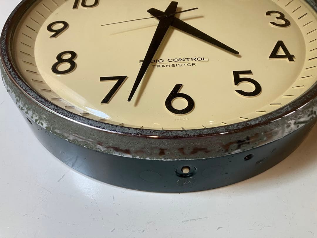 昭和レトロ SEIKO セイコー 大型 壁掛け　工場　レトロ　ラジオコントロール