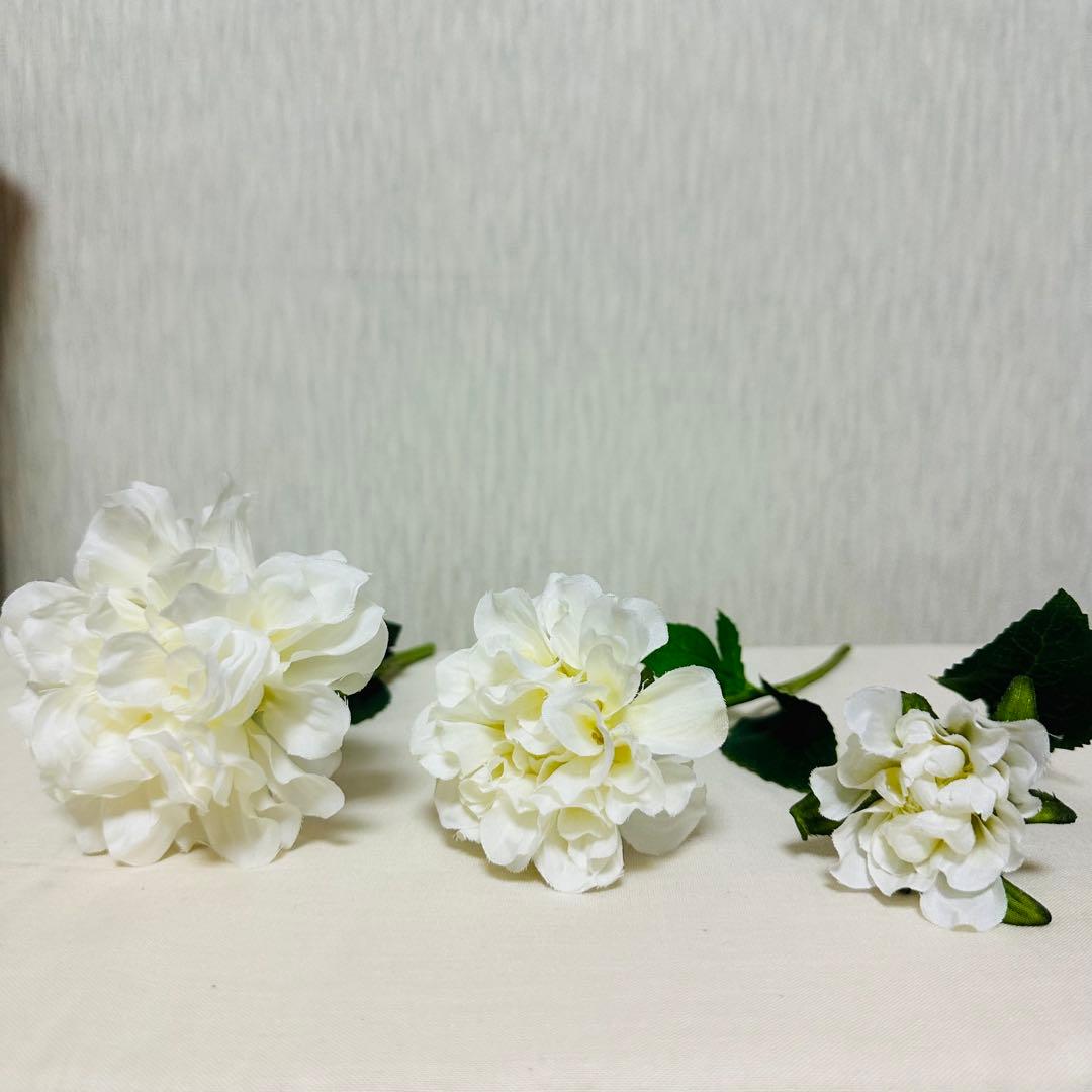 イーストサイドトーキョー　アーティフィシャルフラワー　ブーケ　結婚式　ホワイト