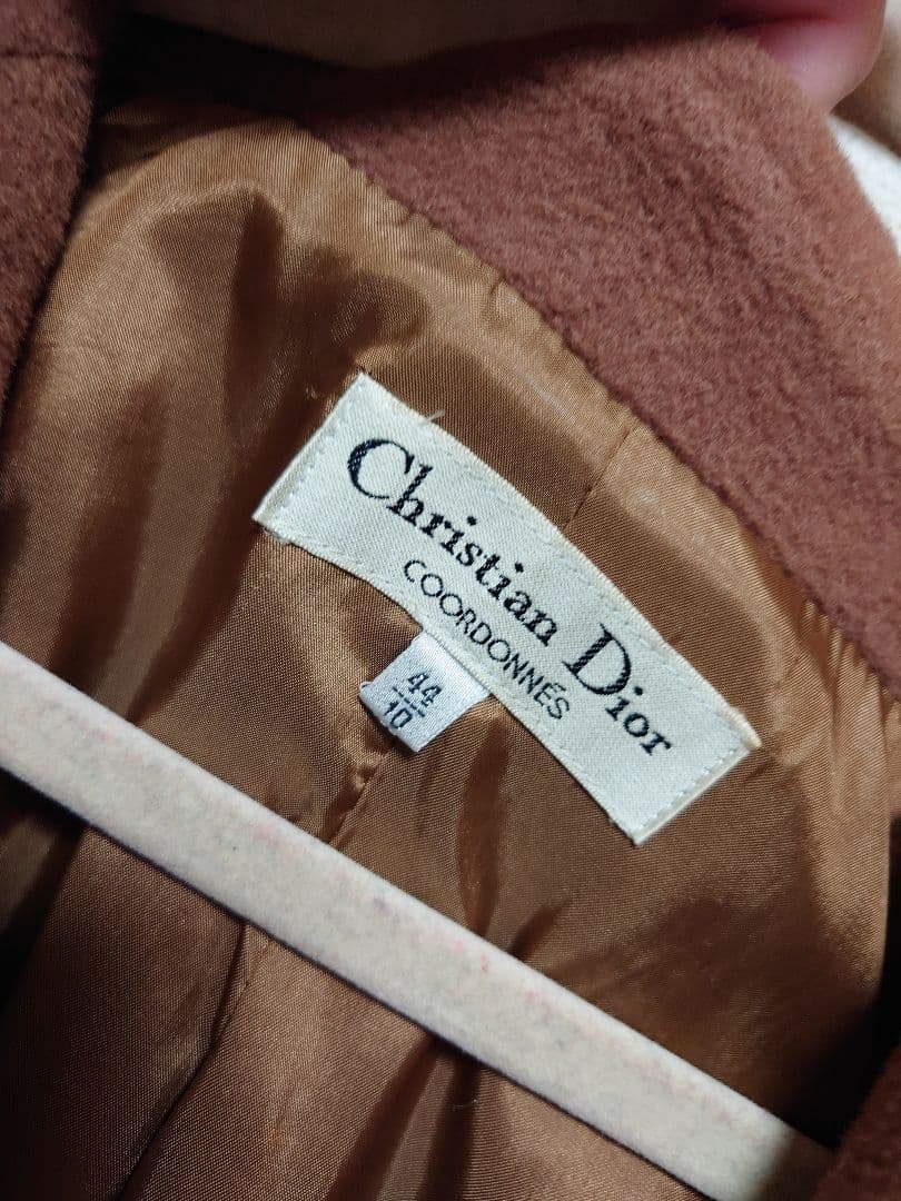 Christian Dior ロングコート レトロ 希少 大きいサイズ