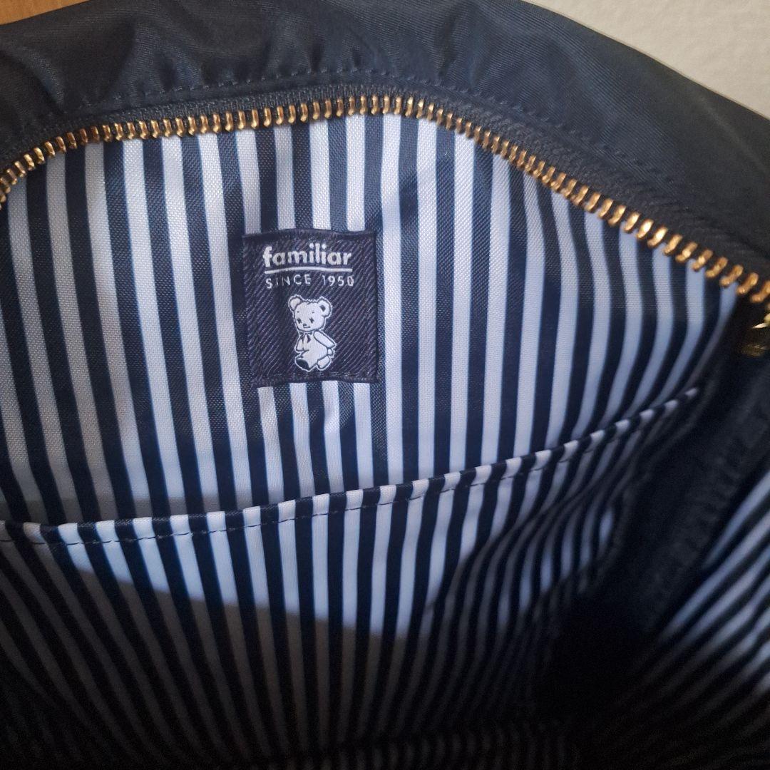 familiar マザーズリュック 廃盤 ネイビー トートバッグ ファミリア