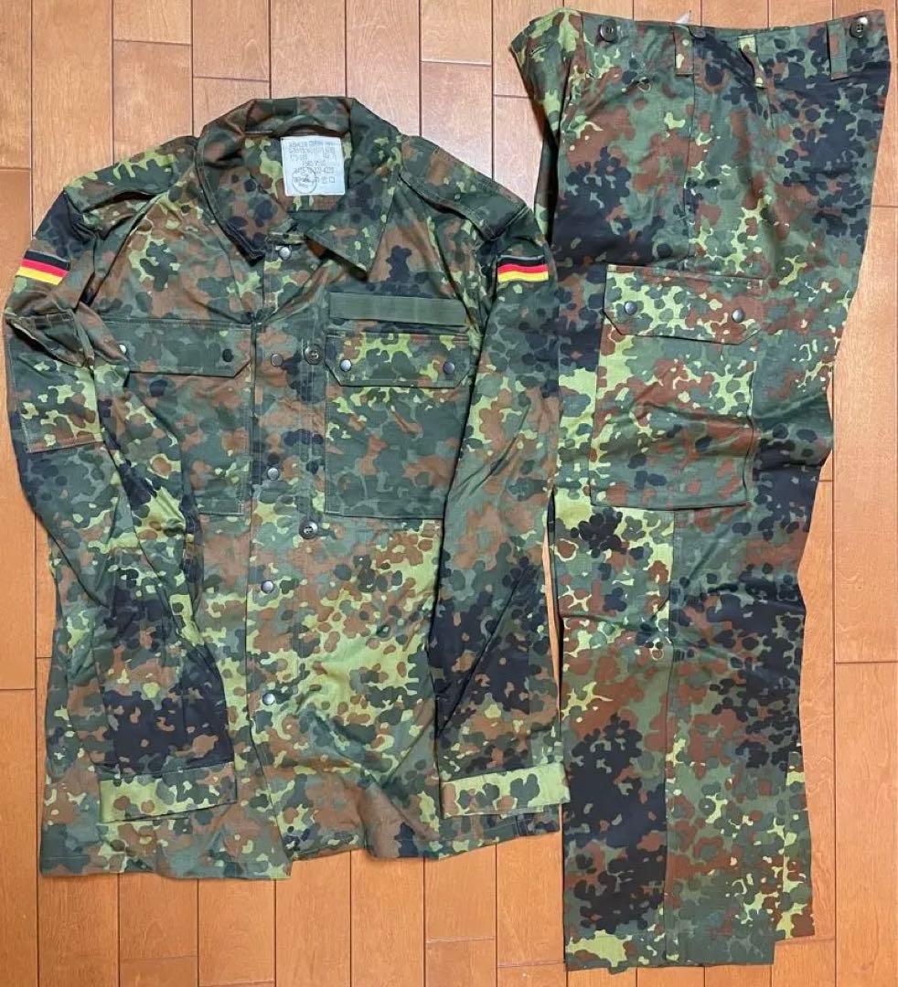 実物　ドイツ軍　ミリタリー ジャケットパンツ　上下セット　サバゲー　ビンテージ