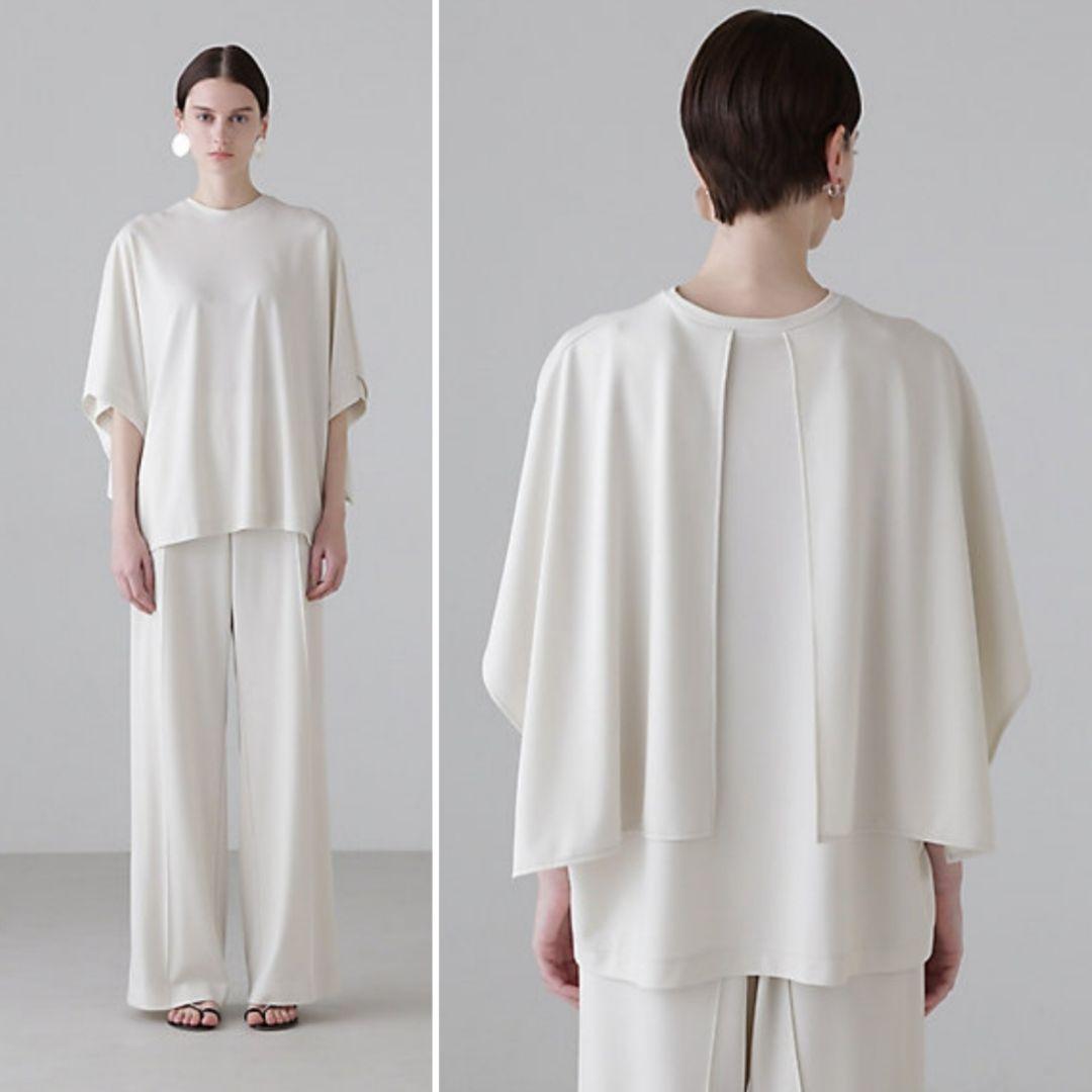 美品●24SS●アドーアADORE●マットポンチカットソー