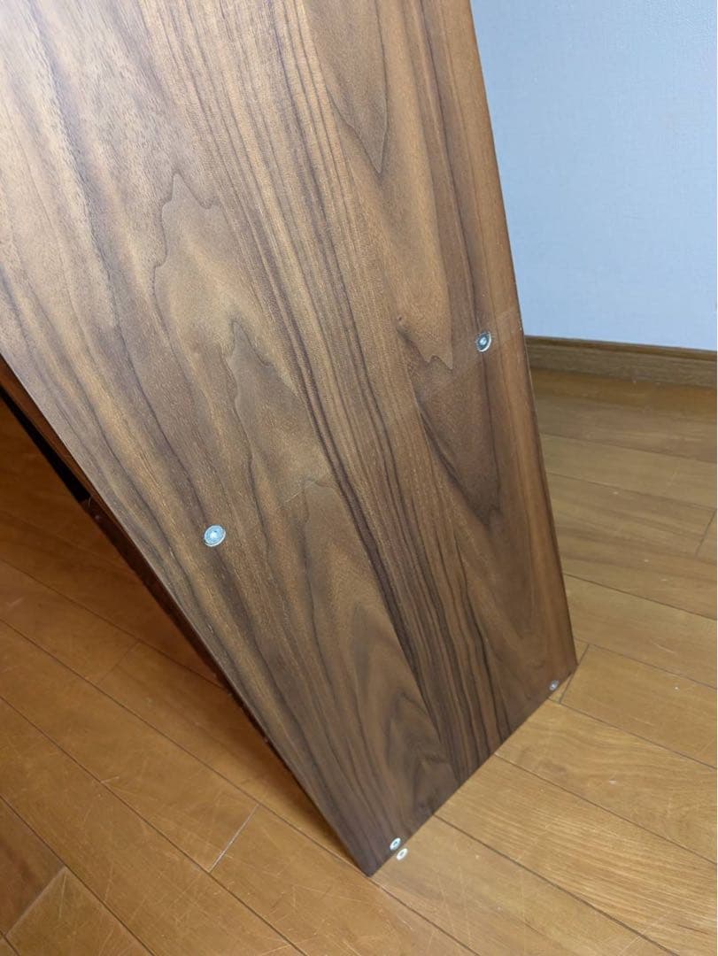 ■送料込■無印良品 スタッキングシェルフワイド 5段 ウォールナット棚収納