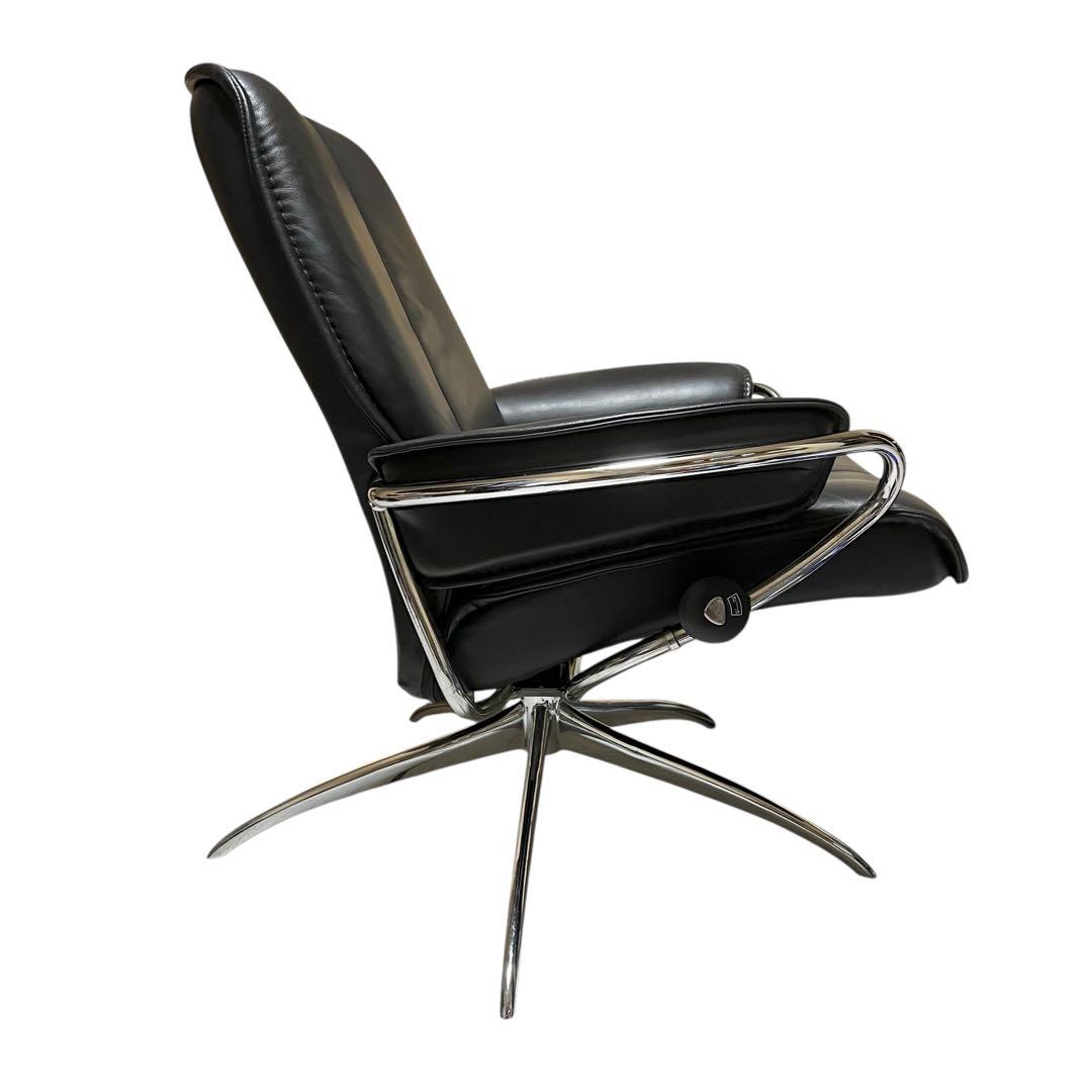 EKORNES Stressless ローバックチェア シティ　オットマン別売