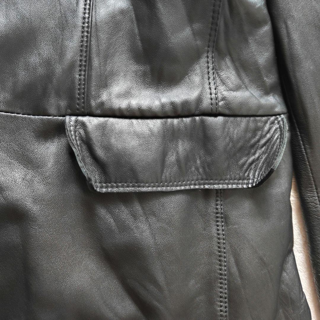 JOSEPH HOMME レザージャケット 50 ブラック オンワード樫山