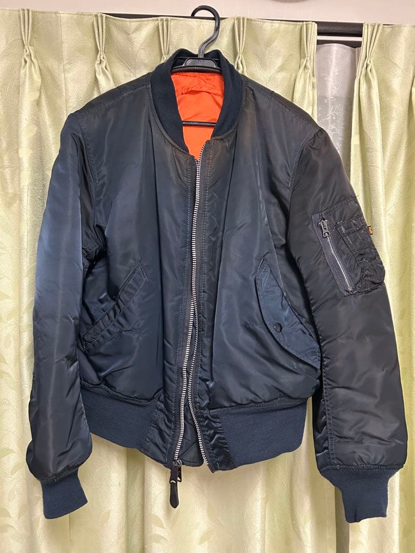 80〜90s ALPHA INDUSTRIES MA-1フライトジャケットUS製