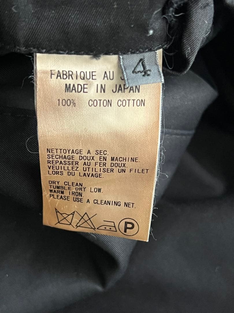 ヨウジヤマモトY’s トレンチショートコートブルゾン　ジャケットクリーニング済み