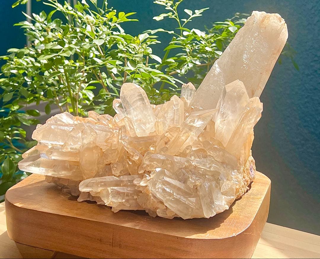 レア　超BIG 天然ピンク　マニカラン産　クラスター【3 ㌕】　置物　風水