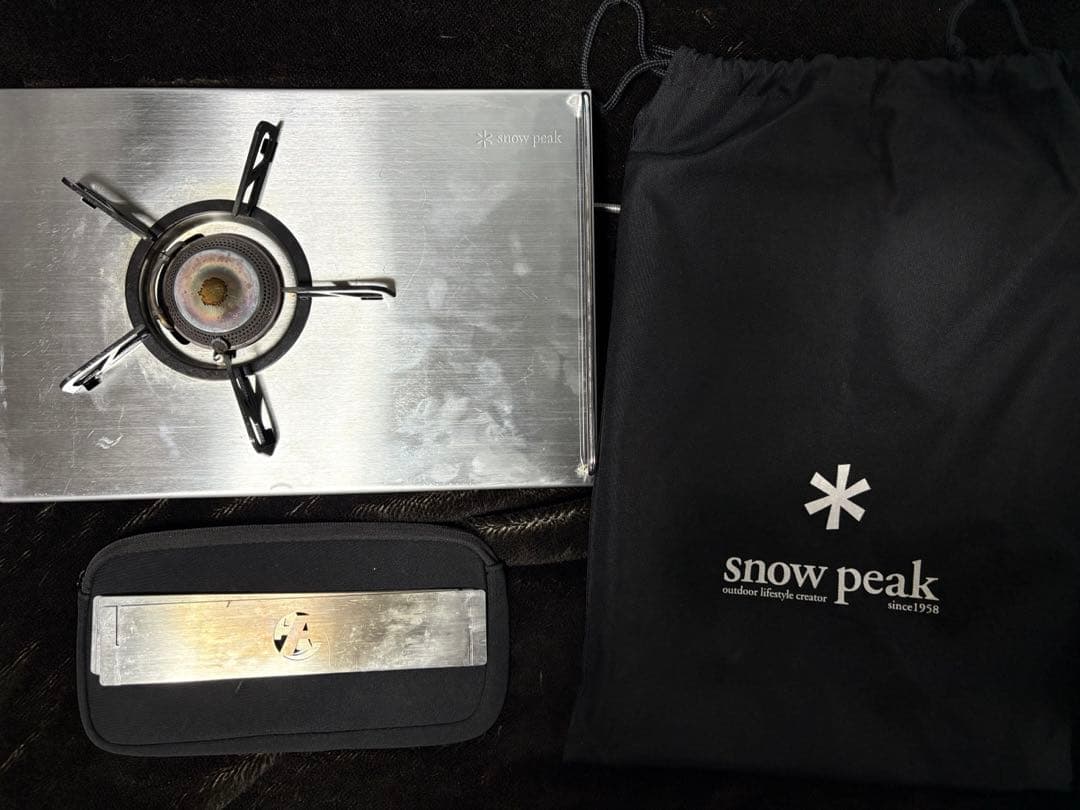  peak ギガパワープレートバーナー アシモクラフト防風&収納袋付き