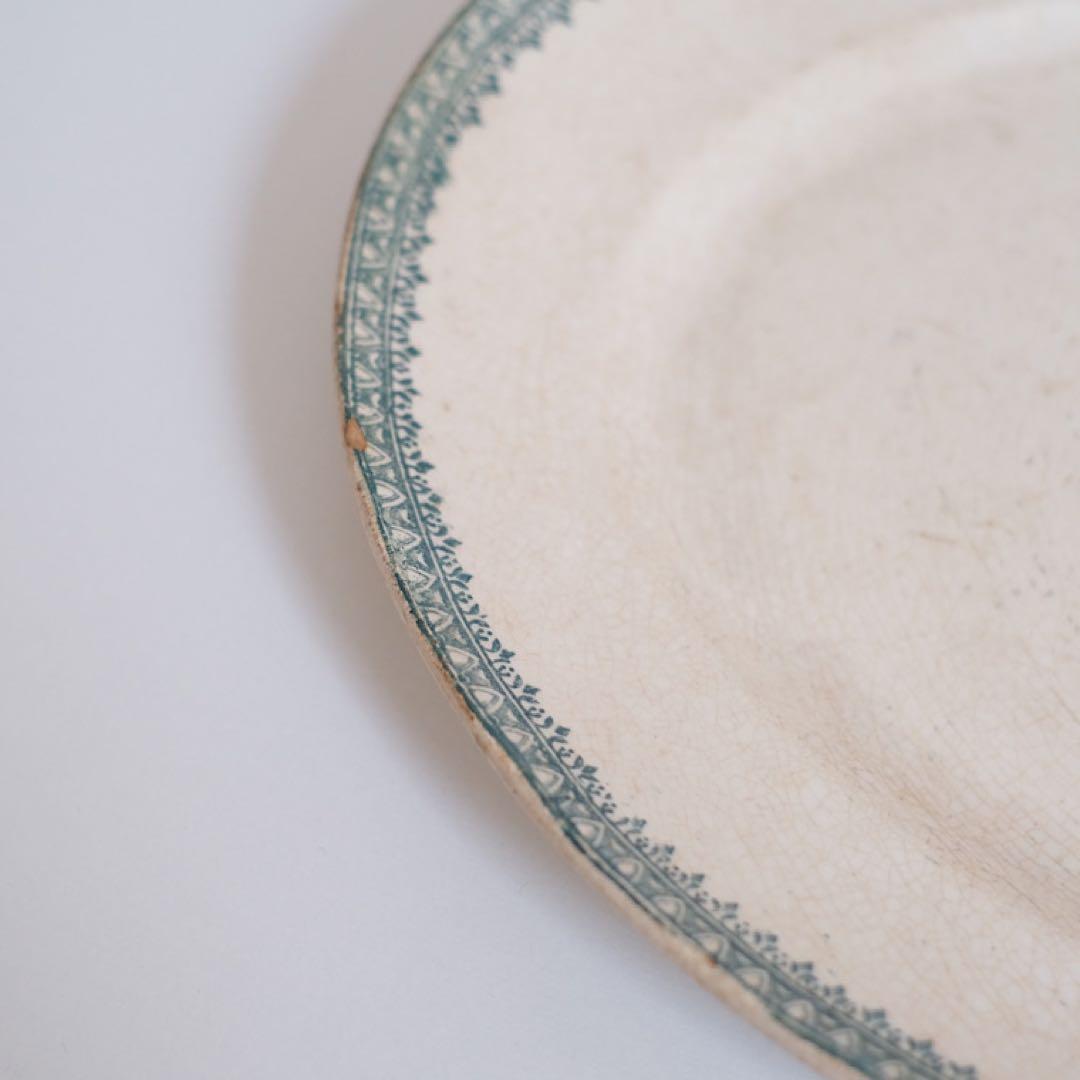 Creil Et Montereau/oval plate クレイユモントロー窯