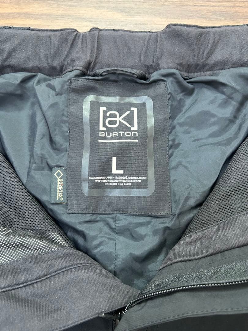 AK BURTON GORE-TEX 2L スウォッシュパンツ L 黒
