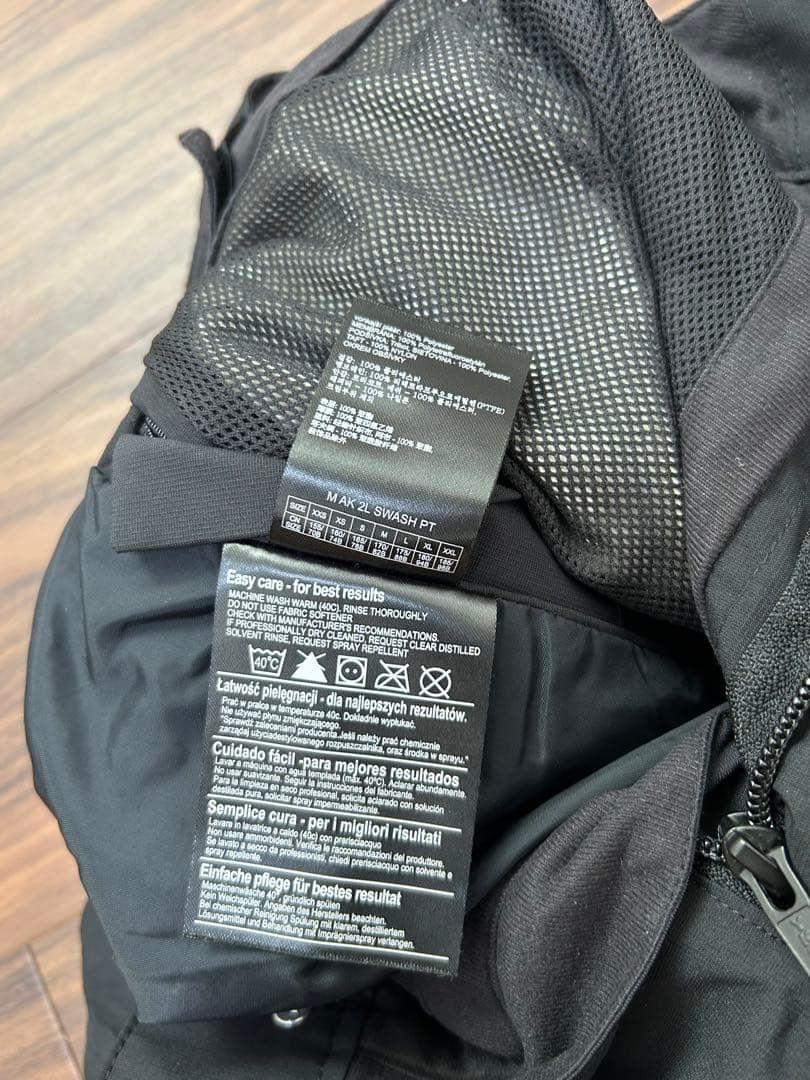 AK BURTON GORE-TEX 2L スウォッシュパンツ L 黒