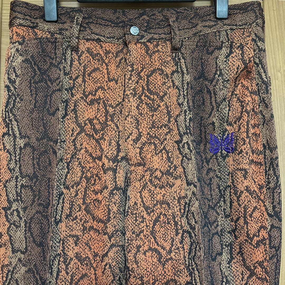 美品ニードルズパイソン柄パンツ