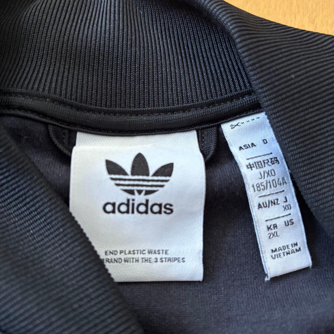 adidas sst ジャージ セットアップ XOサイズ 黒